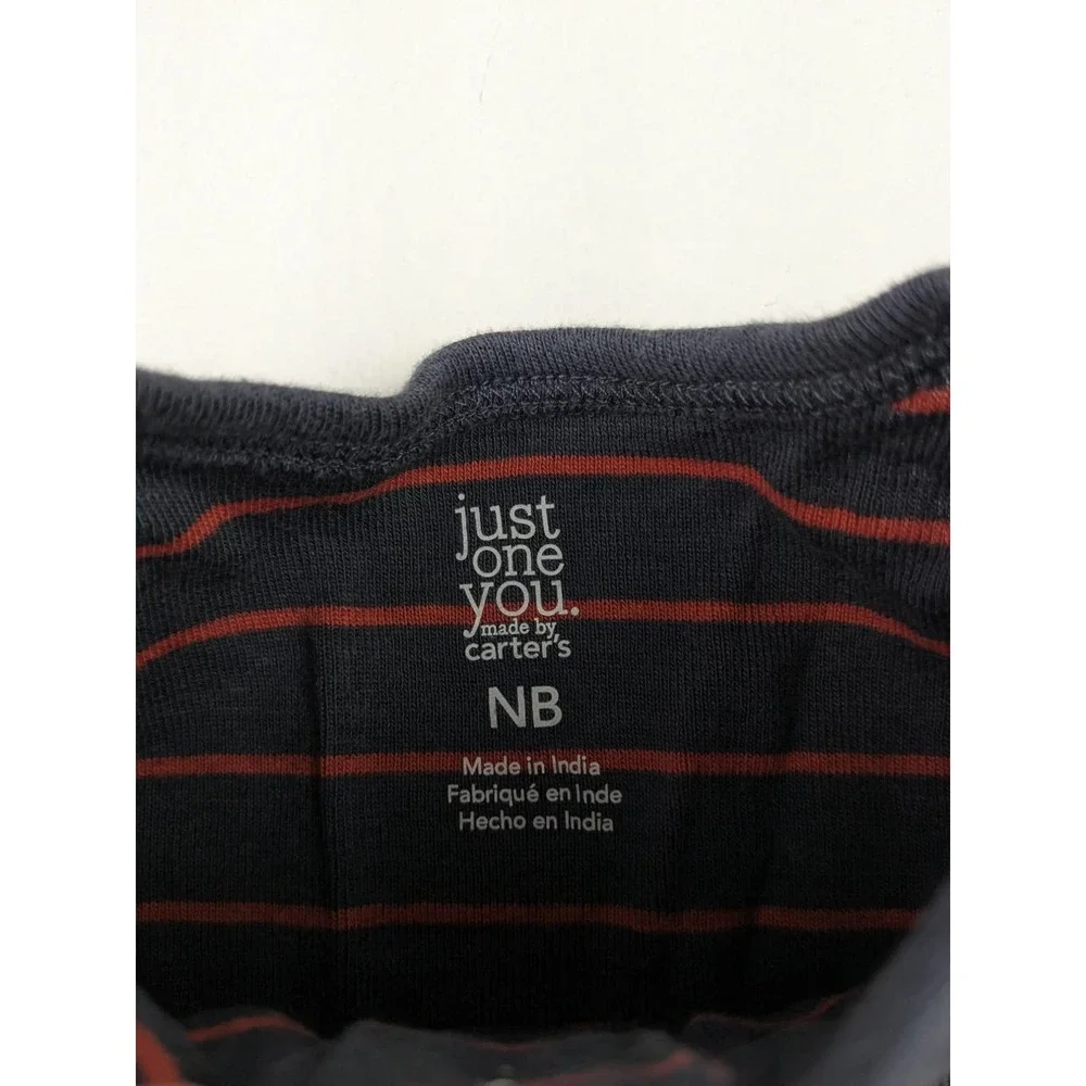 Just One You Carter's Navy & Red Outfit